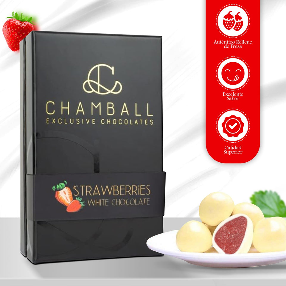 Fresas Chocolate Blanco 150 Grs.