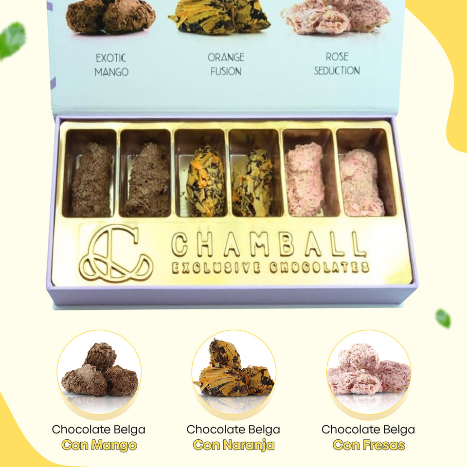 Caja Essential Fruits 6 Trufas