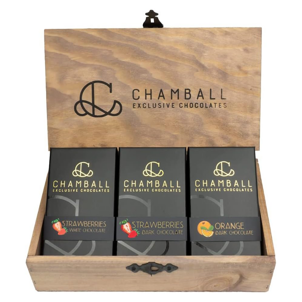 3 Cajas Bombones Chamball Fruits Selection