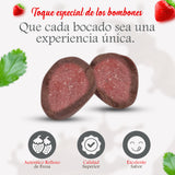 Fresas con chocolate Negro