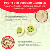 Delicias de Pistacho con Chocolate Blanco – Bombones artesanales de sabor exquisito