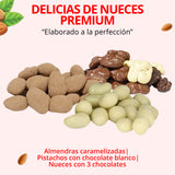 6 Frascos. 3 Frutas y 3 de frutos secos.