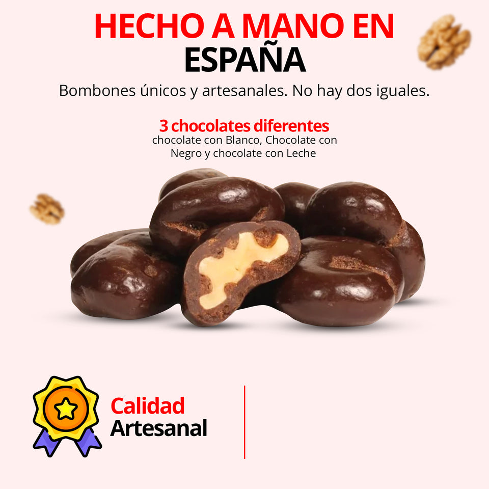 6 Frascos. 3 Frutas y 3 de frutos secos.