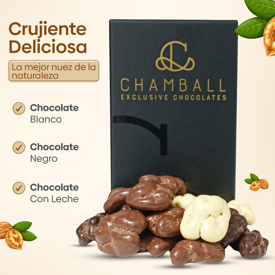 Pack Artesanal de Nueces a de Tres Chocolates