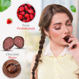Fresas con chocolate Negro