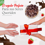 Fresas con chocolate Negro