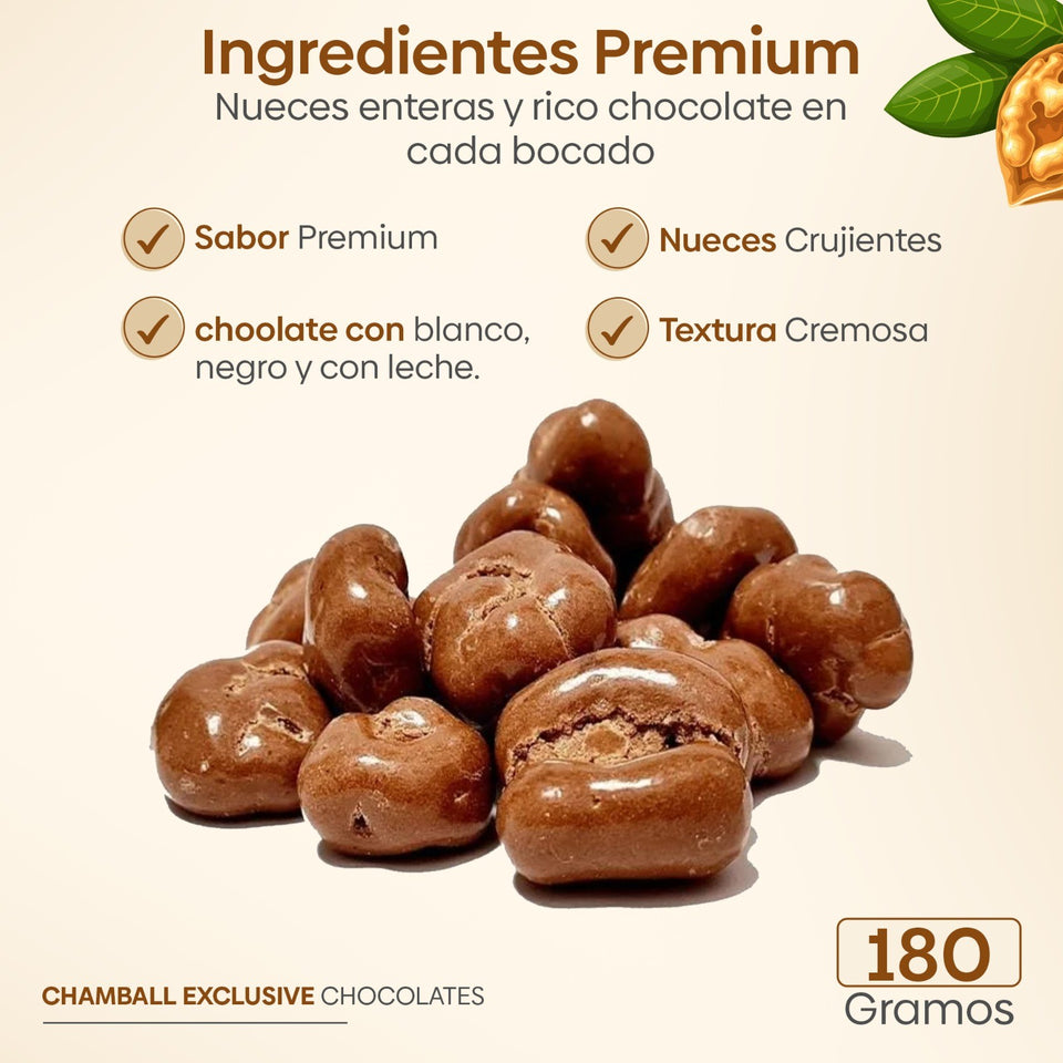 Pack Artesanal de Nueces a de Tres Chocolates
