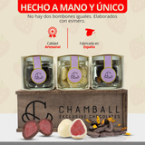 3 Frascos Bombones Chamball Fruits Selection