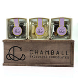 3 Frascos Bombones Chamball Fruits Selection