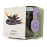 Naranja Confitada y Chocolate Negro. 80 gr